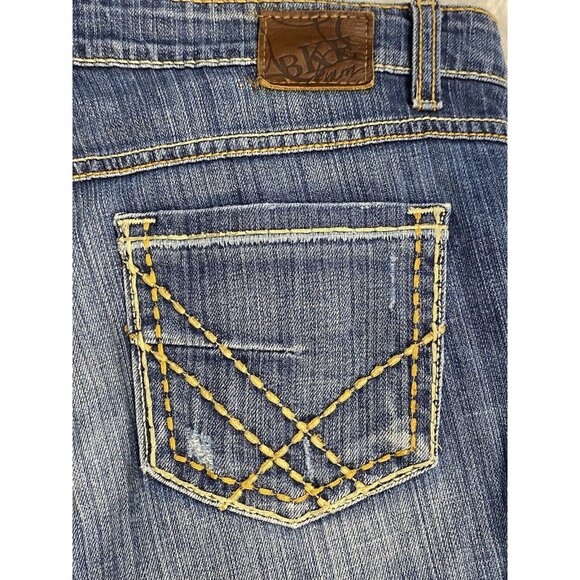 BKE Jeans Tenley Distressed Bootcut Stretch Western WOMENS 30 X 31 1/2 - Picture 14 of 15